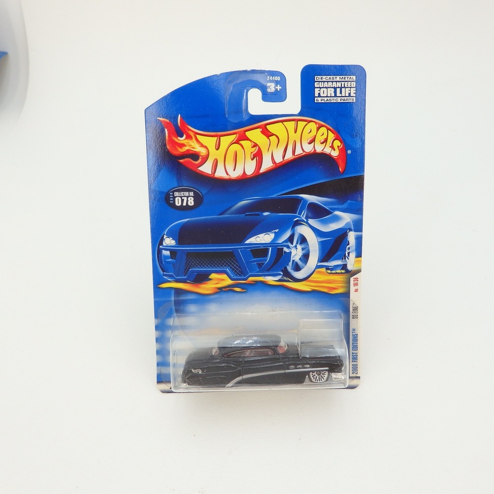 Hot Wheels 2000 First Editions So Fine Black 078 18/36 Mattel 24400-1911